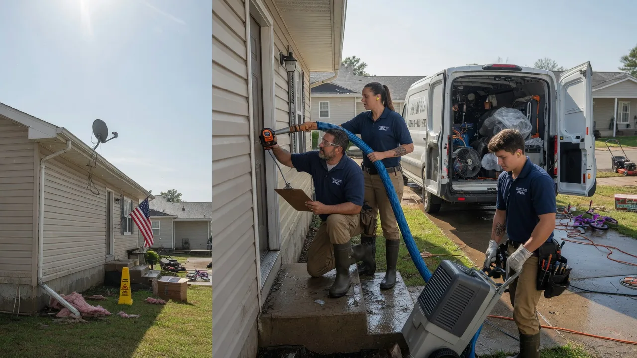 Ceiling Water Damage Restoration in Auburn, KS near me
